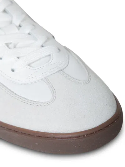 Hogan Sculpted Sneakers With Contrasting Accents In White