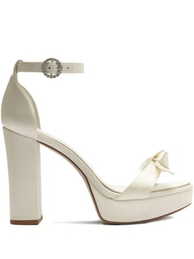 Alexandre Birman Clarita Flare Platform Bridal Sandal In Multi