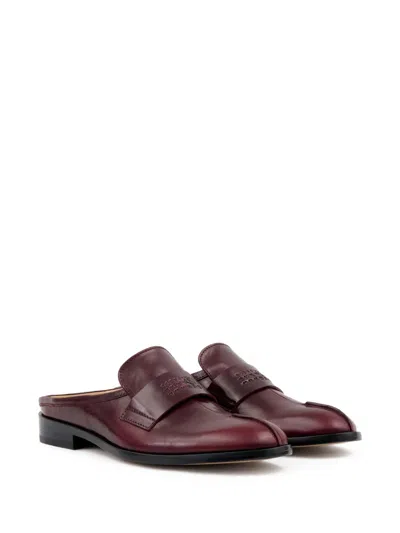 Mm6 Maison Margiela Loafer-style Mules In Red