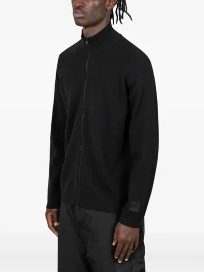 C.p. Company Zip-neck Jacket In Black