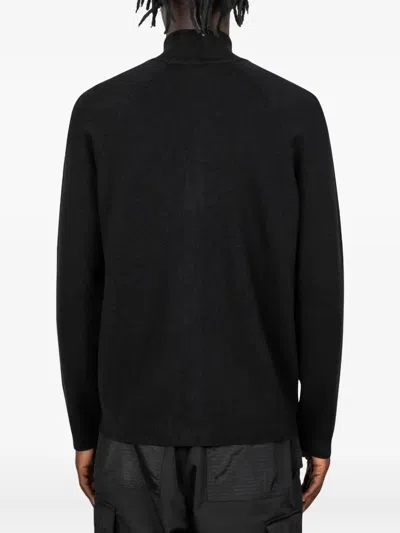 C.p. Company Zip-neck Jacket In Black