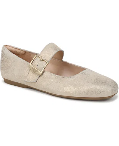 Dr. Scholl's Women's Weston-jane Square Toe Mary Jane Flats In Gold