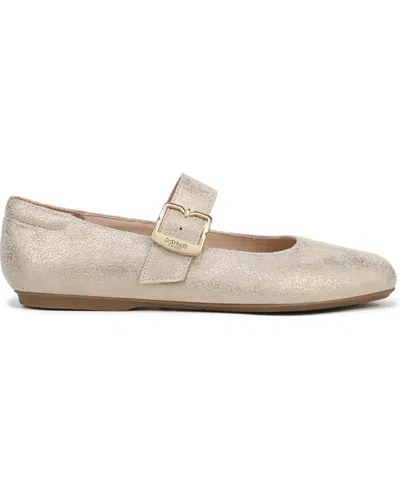 Dr. Scholl's Women's Weston-jane Square Toe Mary Jane Flats In Gold