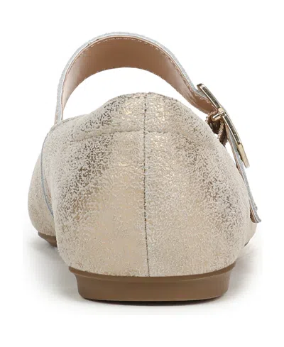 Dr. Scholl's Women's Weston-jane Square Toe Mary Jane Flats In Gold