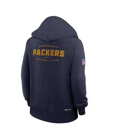 Nike Green Bay Packers Alt Pack  Women's Dri-fit Nfl Pullover Hoodie In Blue