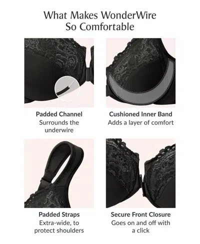 Glamorise Plus Size Full Figure Wonderwire Front-closure Bra Underwire 1245 In Neutral