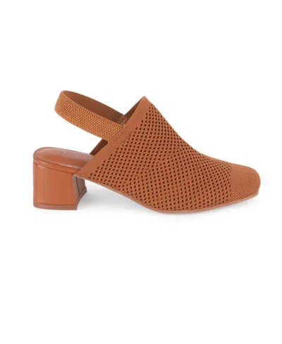 Tahari Acropolis Slingback Mule In Brown