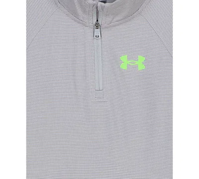 Under Armour Toddler & Little Boys 2-pc. Rye Bread Speed Tech 1/4-zip Sweatshirt & Joggers Set In Gray