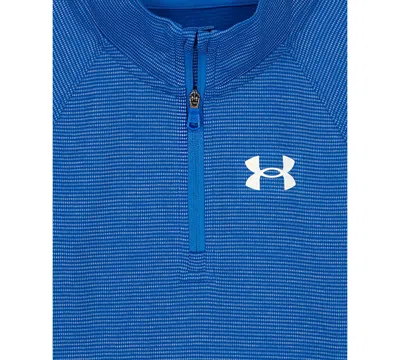 Under Armour Toddler & Little Boys 2-pc. Rye Bread Speed Tech 1/4-zip Sweatshirt & Joggers Set In Blue