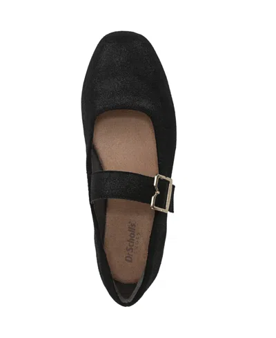 Dr. Scholl's Women's Weston-jane Square Toe Mary Jane Flats In Black