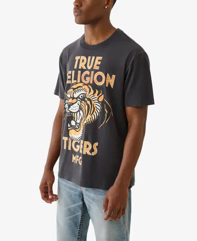 True Religion Men's Mfg Tiger Vintage T-shirt In Black