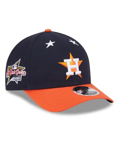 New Era Men's Navy/orange Houston Astros 2025 Mlb All-star Game 9forty M-crown Adjustable Hat In Multi