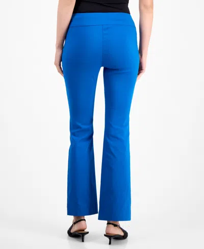 Inc International Concepts Petite Mid-rise Bootcut Pants, Petite & Petite Short, Created For Macy's In Blue