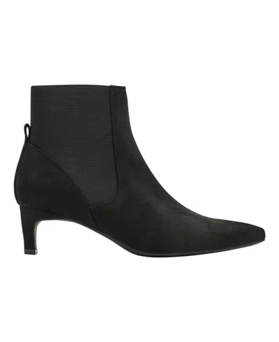Bandolino Women's Celebrate Kitten Heel Ankle Booties In Black