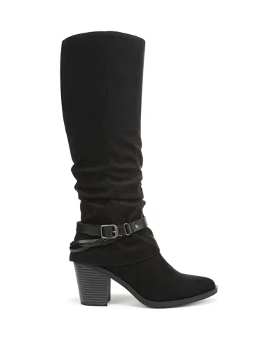 Blowfish Malibu Women's Carey Zip Block Heel Tall Boots In Black
