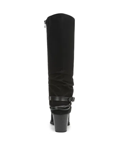 Blowfish Malibu Women's Carey Zip Block Heel Tall Boots In Black