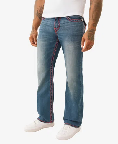 True Religion Men's Billy Super T Bootcut Flap Pocket Jeans In Blue