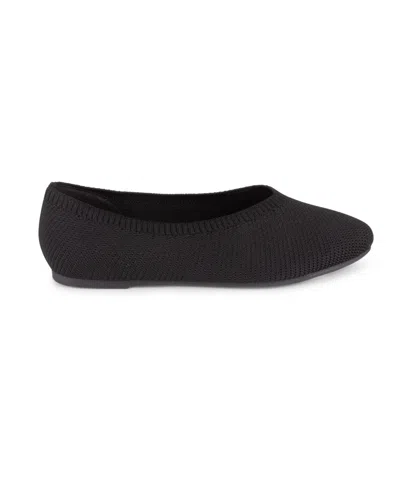 Tahari Women's Martinique Knit Slip-on Flats In Black