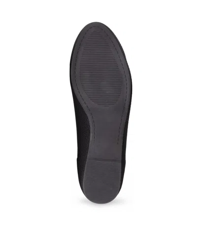 Tahari Women's Martinique Knit Slip-on Flats In Black