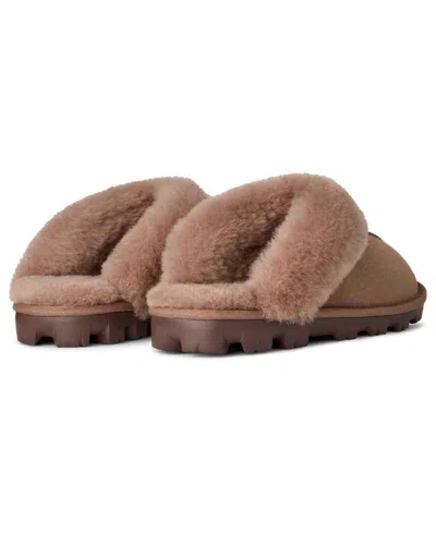Ugg Women's Coquette Shearling Slippers In Brown