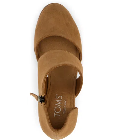 Toms Women's Womens Milan Heel Sugar Suede In Brown