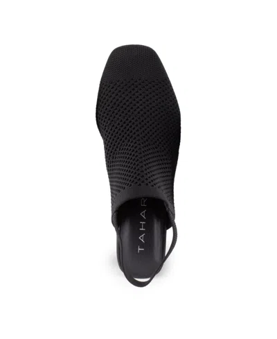 Tahari Women's Acropolis Knit Slip-on Mules In Black