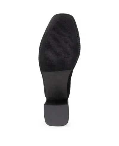 Tahari Women's Acropolis Knit Slip-on Mules In Black