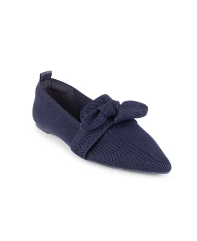 Tahari Venice Flat In Blue