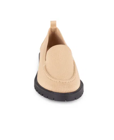 Tahari Women's Siena Knit Slip-on Loafers In Brown