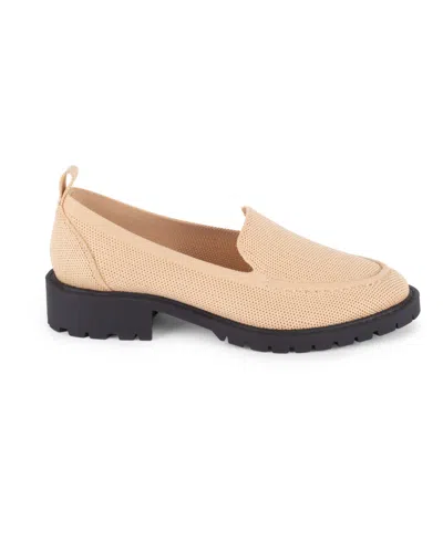 Tahari Women's Siena Knit Slip-on Loafers In Brown