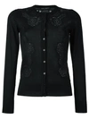 DOLCE & GABBANA lace detail cardigan,DRYCLEANONLY