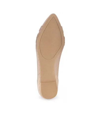 Tahari Women's Catalina Knit Slip-on Flats In Neutral