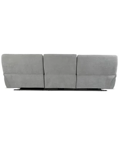 Macy's Ozryn 3-pc. Fabric Sofa With 2 Power Motion Chairs, Exclusively At  In Silver