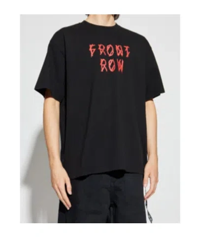 44 Label Group Drip Front Row T-shirt In Black