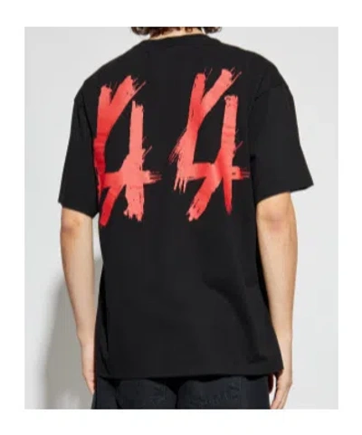 44 Label Group Drip Front Row T-shirt In Black