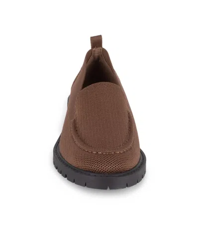 Tahari Women's Siena Knit Slip-on Loafers In Brown