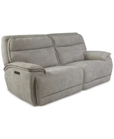 Macy's Ozryn 2-pc. Fabric Sofa With 2 Power Motion Chairs, Exclusively At  In Gray