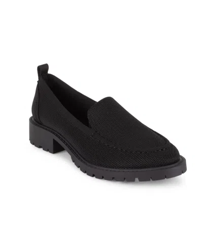 Tahari Women's Siena Knit Slip-on Loafers In Black