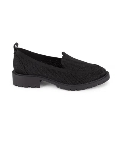 Tahari Women's Siena Knit Slip-on Loafers In Black