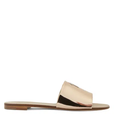 Giuseppe Zanotti Shirley Metallic Sandals In Pink