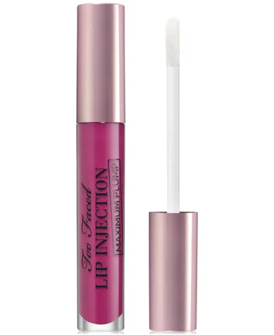 Too Faced Lip Injection Maximum Plump Extra-strength Lip Plumping Gloss In Purple