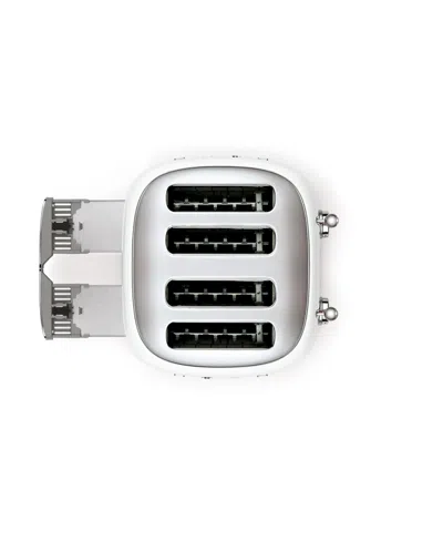 Smeg Retro 4 Slot Toaster In White