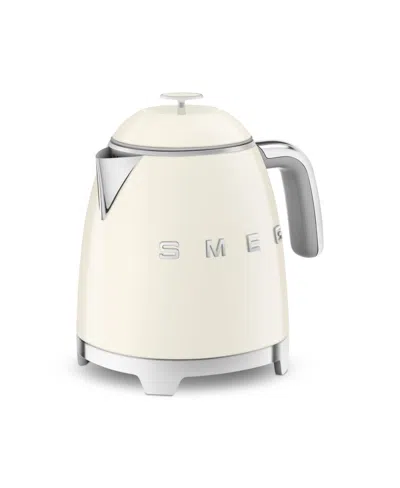 Smeg 50s Style Retro Mini Kettle Cream In White