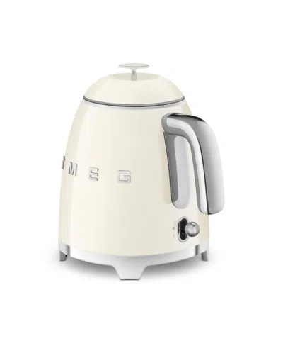 Smeg 50s Style Retro Mini Kettle Cream In White