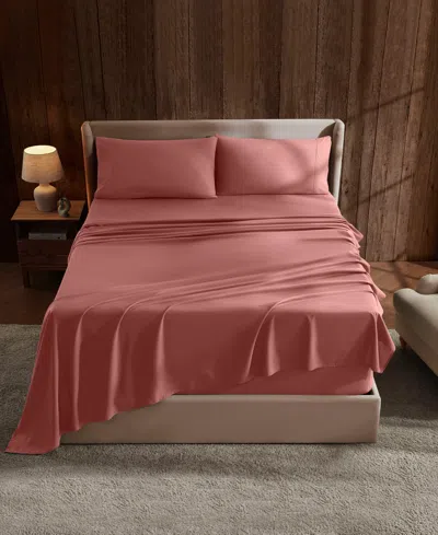 Nestl Premier Collection Deep Pocket 4 Piece Sheet Set, Full In Pink