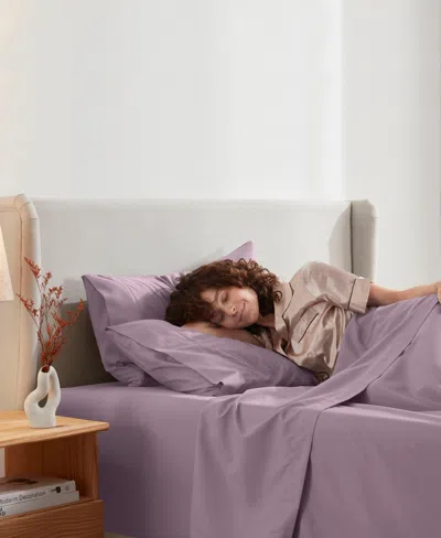 Nestl Premier Collection Deep Pocket 3 Piece Sheet Set, Twin Xl In Purple