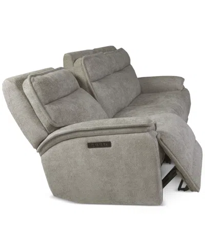 Macy's Ozryn 3-pc. Fabric Sofa With 2 Power Motion Chairs, Exclusively At  In Gray