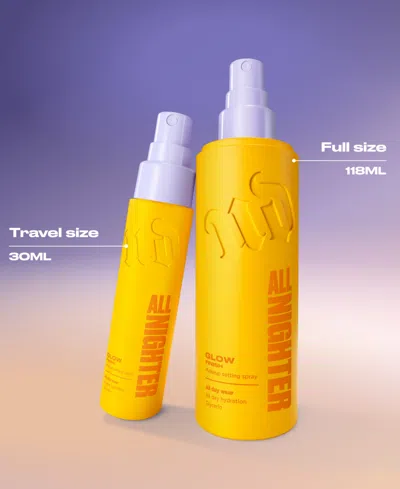 Urban Decay All Nighter Glow Setting Spray In Transparent