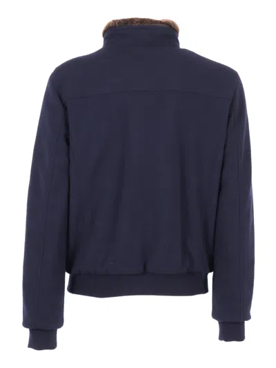 Moorer Bellati-mrw Wool Jacket In Blue
