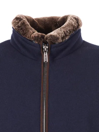 Moorer Bellati-mrw Wool Jacket In Blue